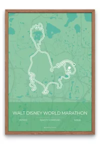 mpamyruns.co - Walt Disney World Marathon - Full Color - Lively Green