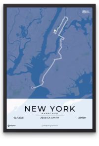 New York marathon - mapmyruns.co - custom marathon maps